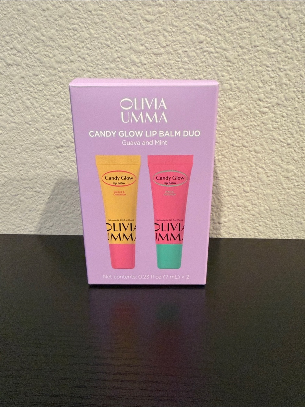 Candy Glow Lip Balm Duo — Pink (Guava & Mint)